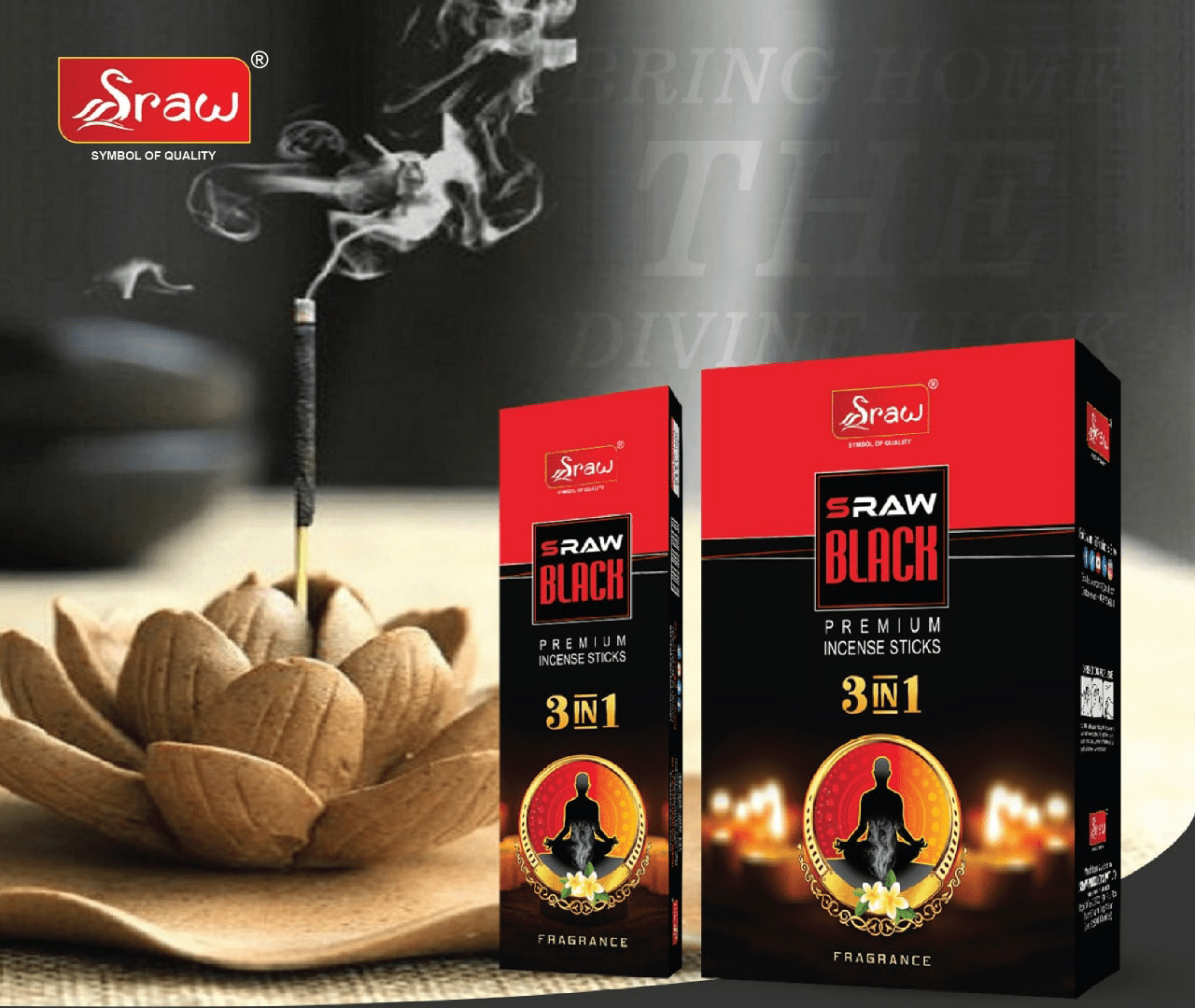 3 In 1 Black Premium (Incense Sticks)